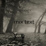 mix text