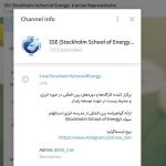 SSE (Stockholm School of Energy)- Iranian Representaive